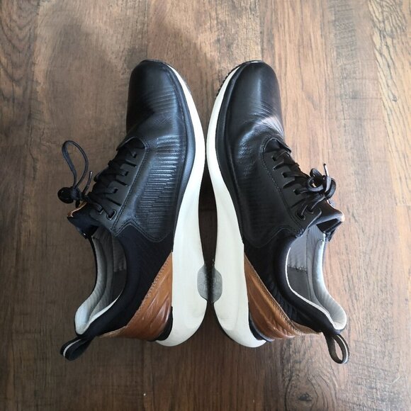 Johnston & Murphy Men’s XC4 TR1 Luxe Hybrid Shoes Black/Tan Size 10M - Picture 6 of 8